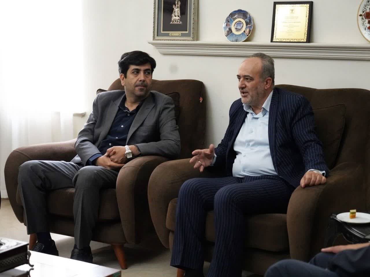 دیدار مدیرکل ارشاد با سرپرست شهرداری قزوین