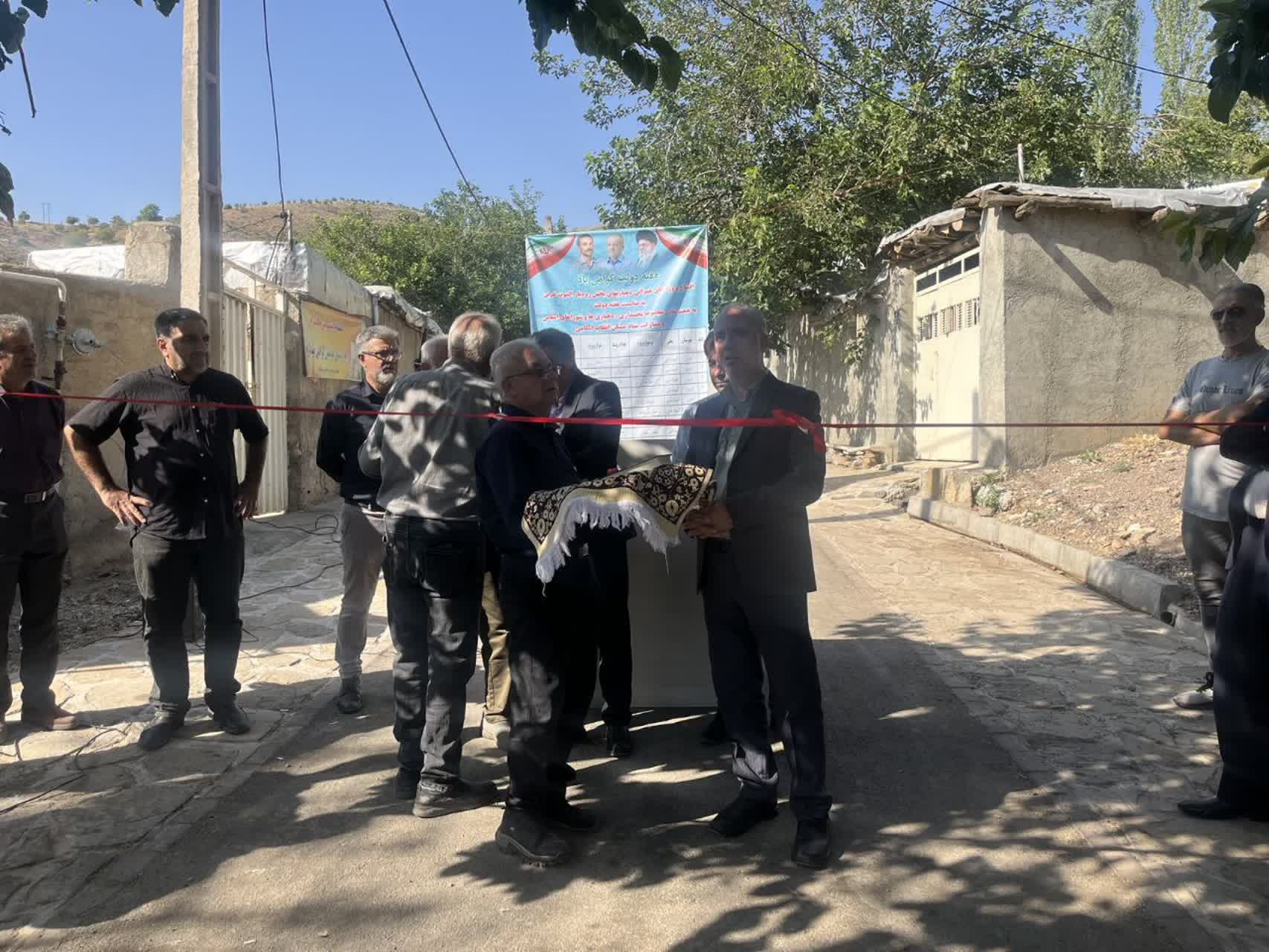 افتتاح ۸۸ طرح عمرانی در بخش الموت غربی قزوین