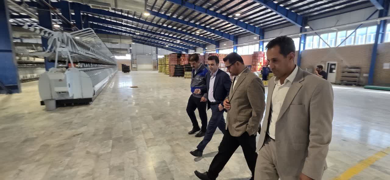 بازدید دادستان تاکستان از «نخ تایر» برای حمایت از تولید