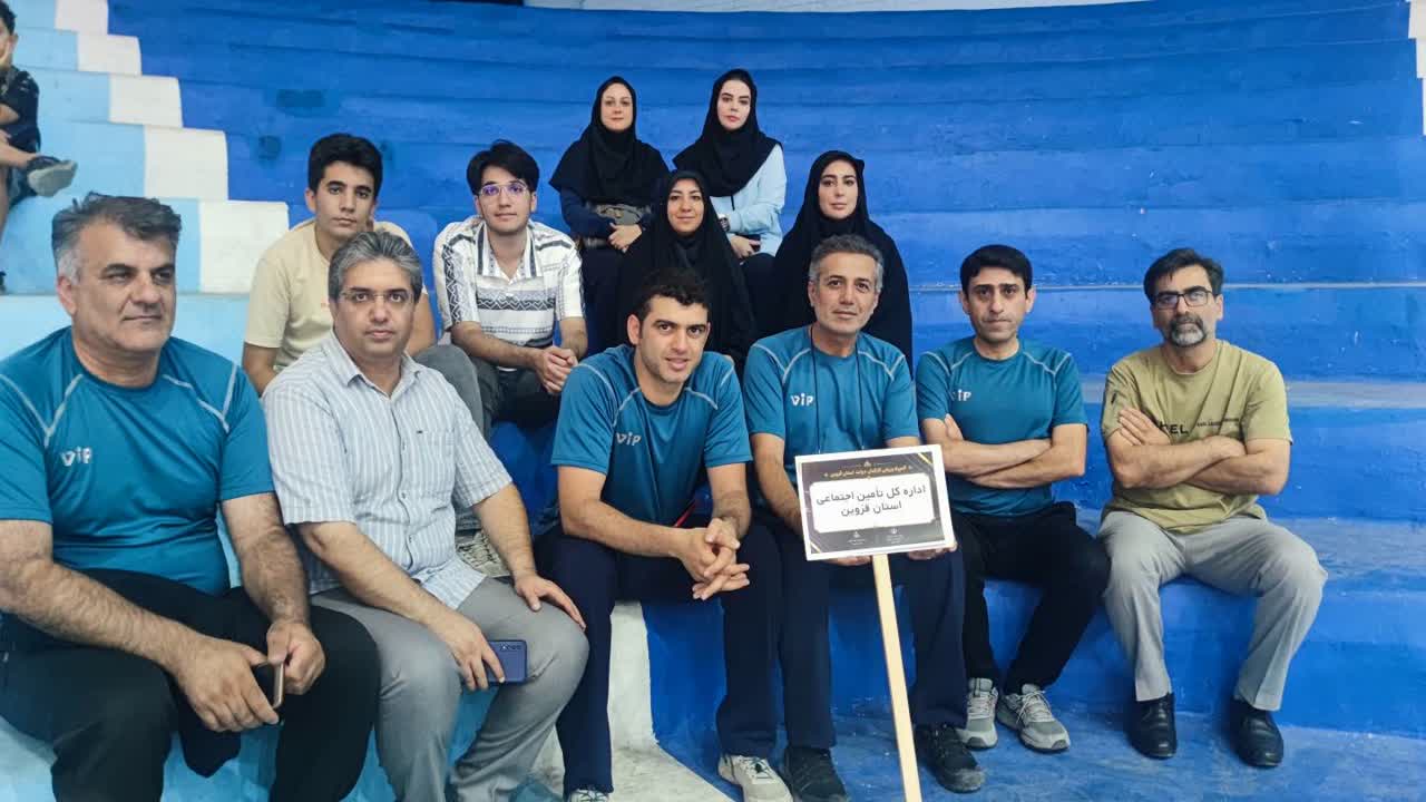 حضور ورزشکاران تامین اجتماعی قزوین در المپیاد کارکنان دولت