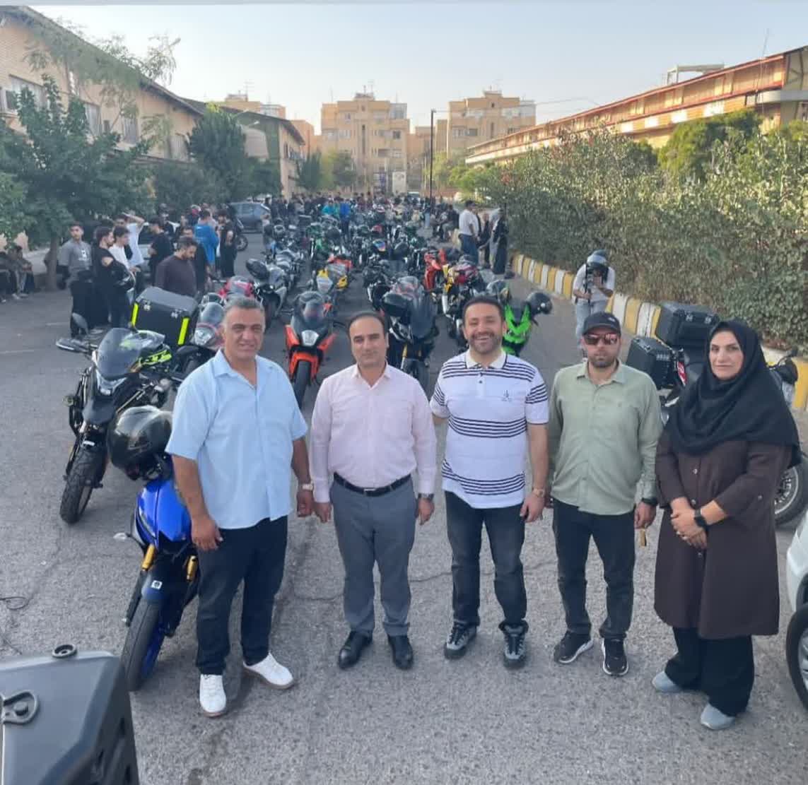 همایش بزرگ موتورسواری در قزوین برگزار شد