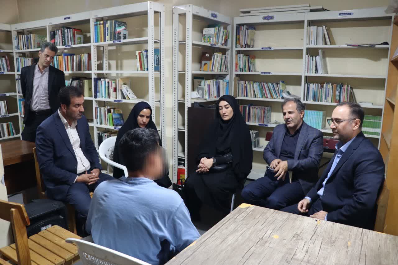بازدید دفتر حقوق کودکان از کانون اصلاح و تربیت قزوین