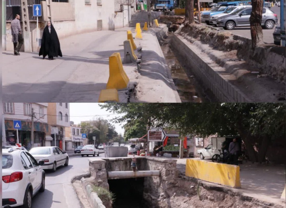 تعریض کانال خیابان آیت‌الله کاشانی به ۵۰ درصد رسید