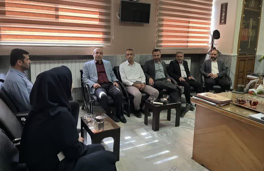بازدید حراست از بیمارستان شهید رجایی