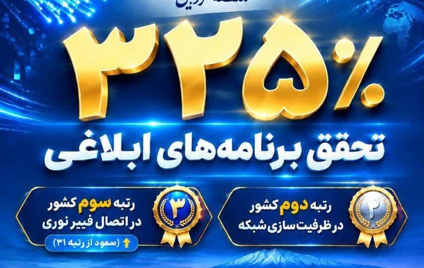 جهش مخابرات قزوین در توسعه فیبر نوری