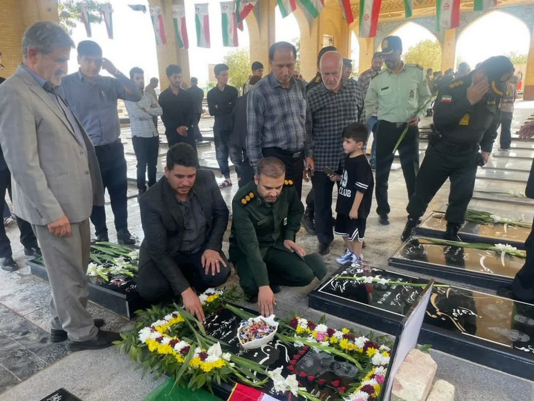 یادبود شهید بیگدلی در تاکستان برگزار شد