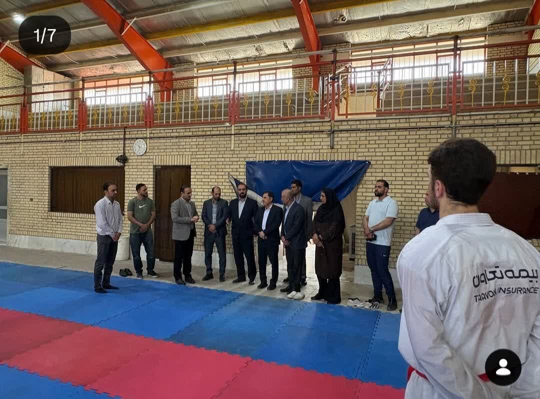 بازدید مدیرکل ورزش و جوانان قزوین از خانه کاراته استان