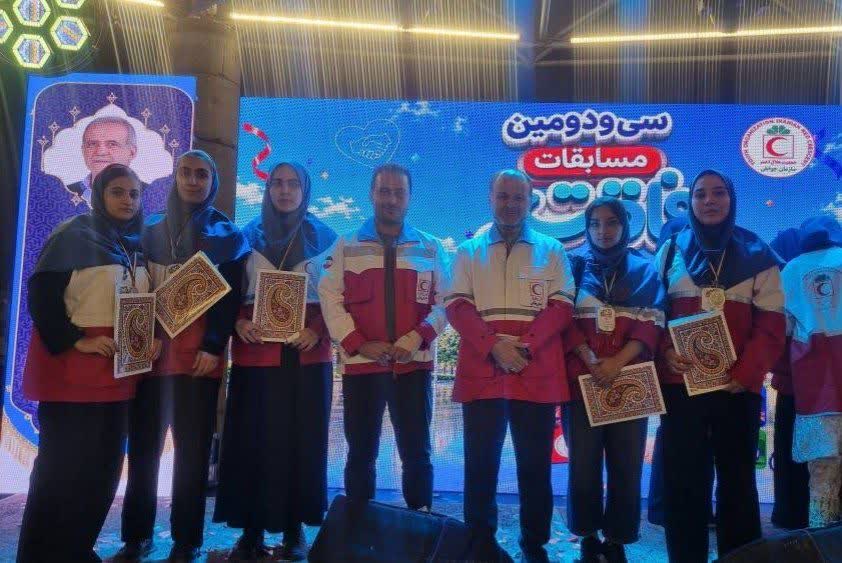 کسب مقام دوم کشوری توسط جوانان هلال‌احمر قزوین در مسابقات رفاقت مهر