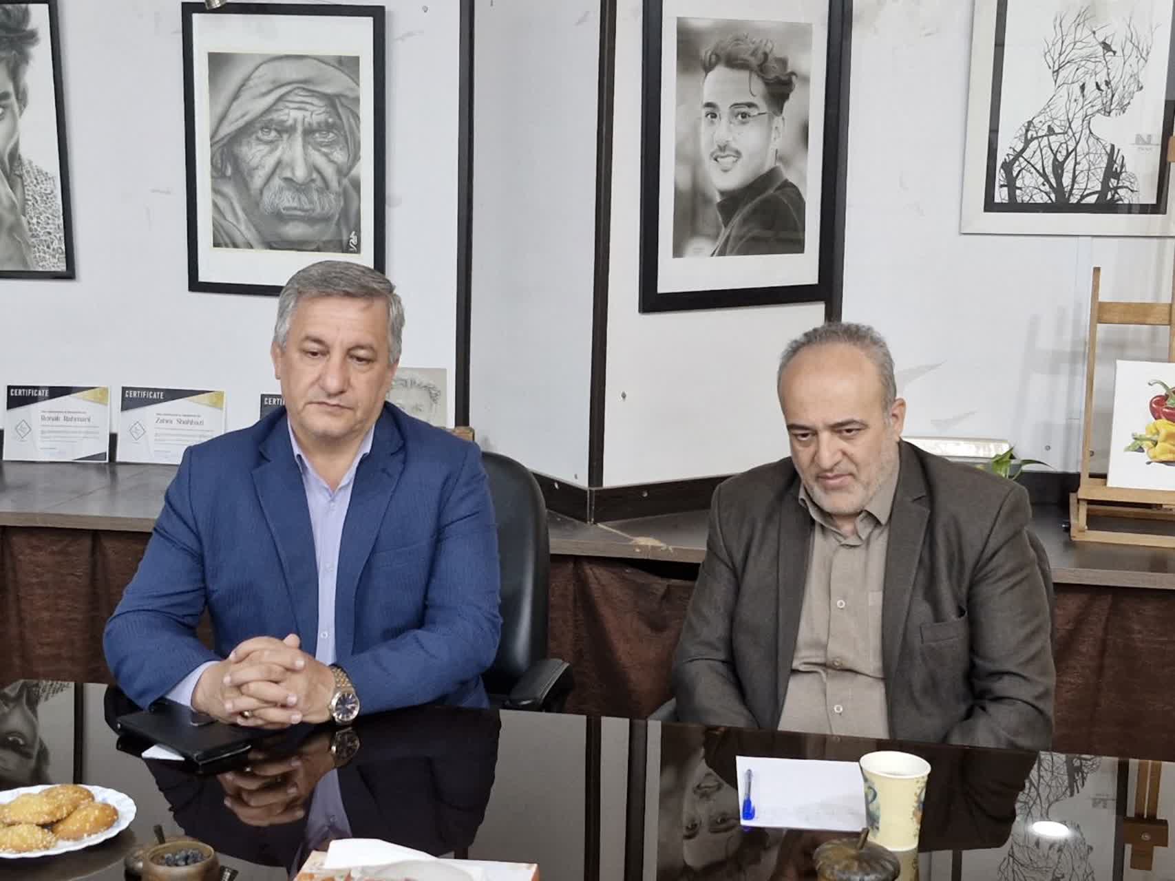 جلسه شورای اداری فرهنگ و ارشاد اسلامی استان قزوین در تاکستان