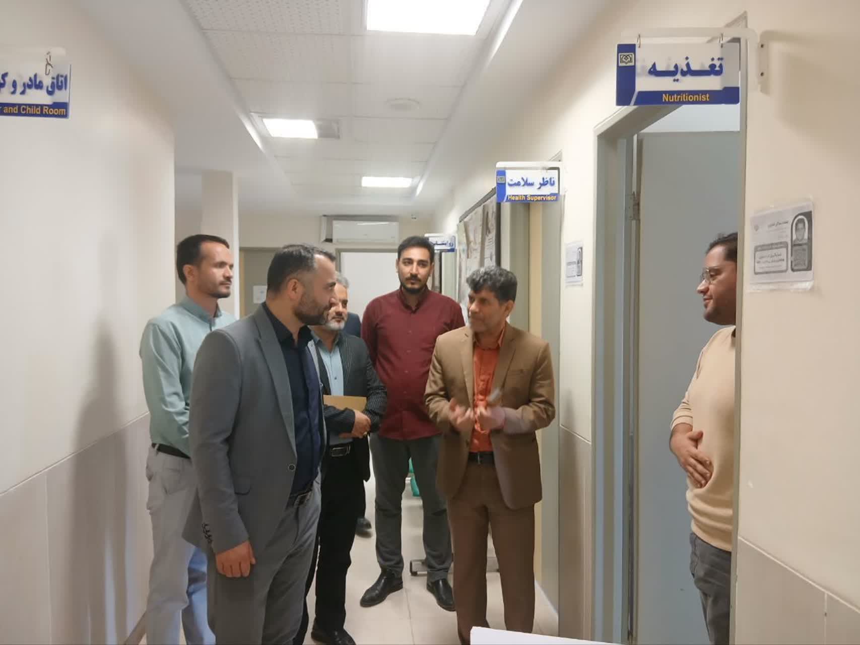 بازدید سرپرست حراست از شبکه بهداشت آوج