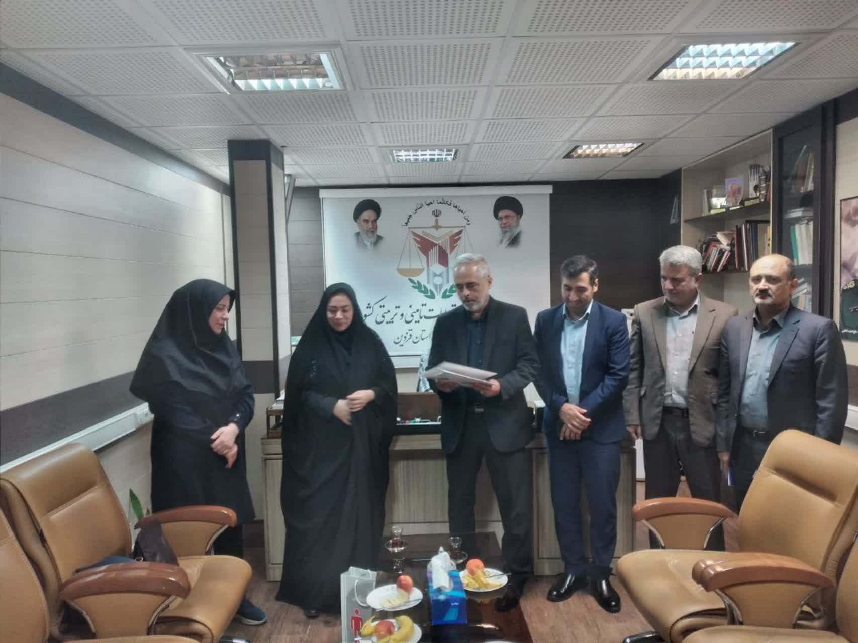 تقدیر مدیرکل انتقال خون قزوین از مدیرکل زندان‌ها