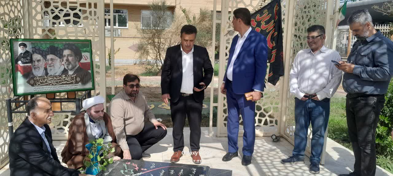 تجدید میثاق دامپزشکی قزوین با شهدا