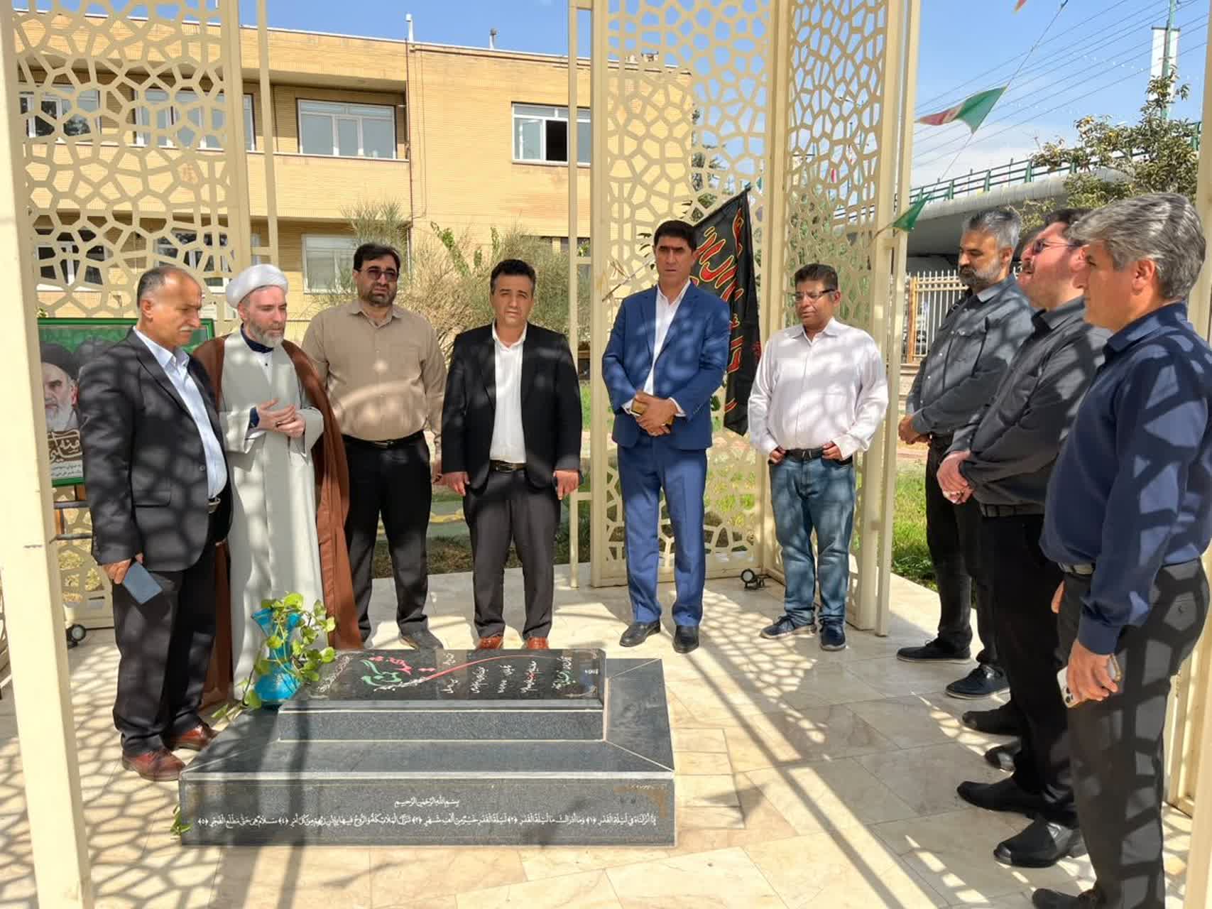 تجدید میثاق دامپزشکی قزوین با شهدا