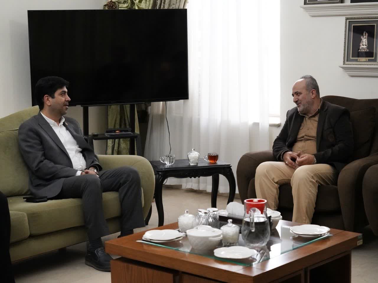 دیدار مدیرکل ارشاد قزوین با شهردار