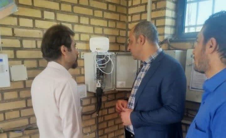 سامانه هوشمند پایش چاه‌های آب قزوین