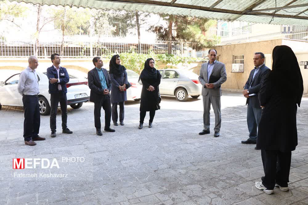 بازدید معاون فرهنگی از خوابگاه کوثر