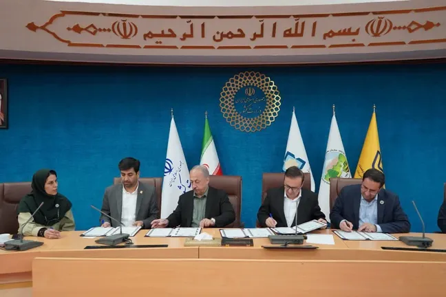 امضای تفاهم‌نامه چهارجانبه برای پیاده‌سازی پایگاه ملی نشانی مکان‌محور (GNAF) در قزوین