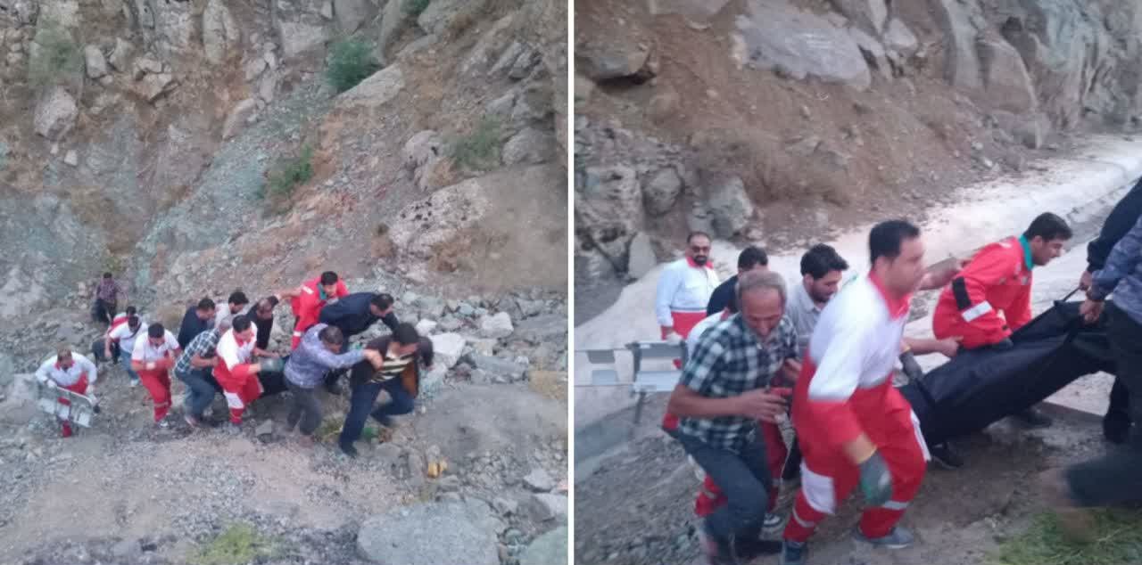 یک کشته و دو مصدوم در حادثه سقوط خودرو به دره