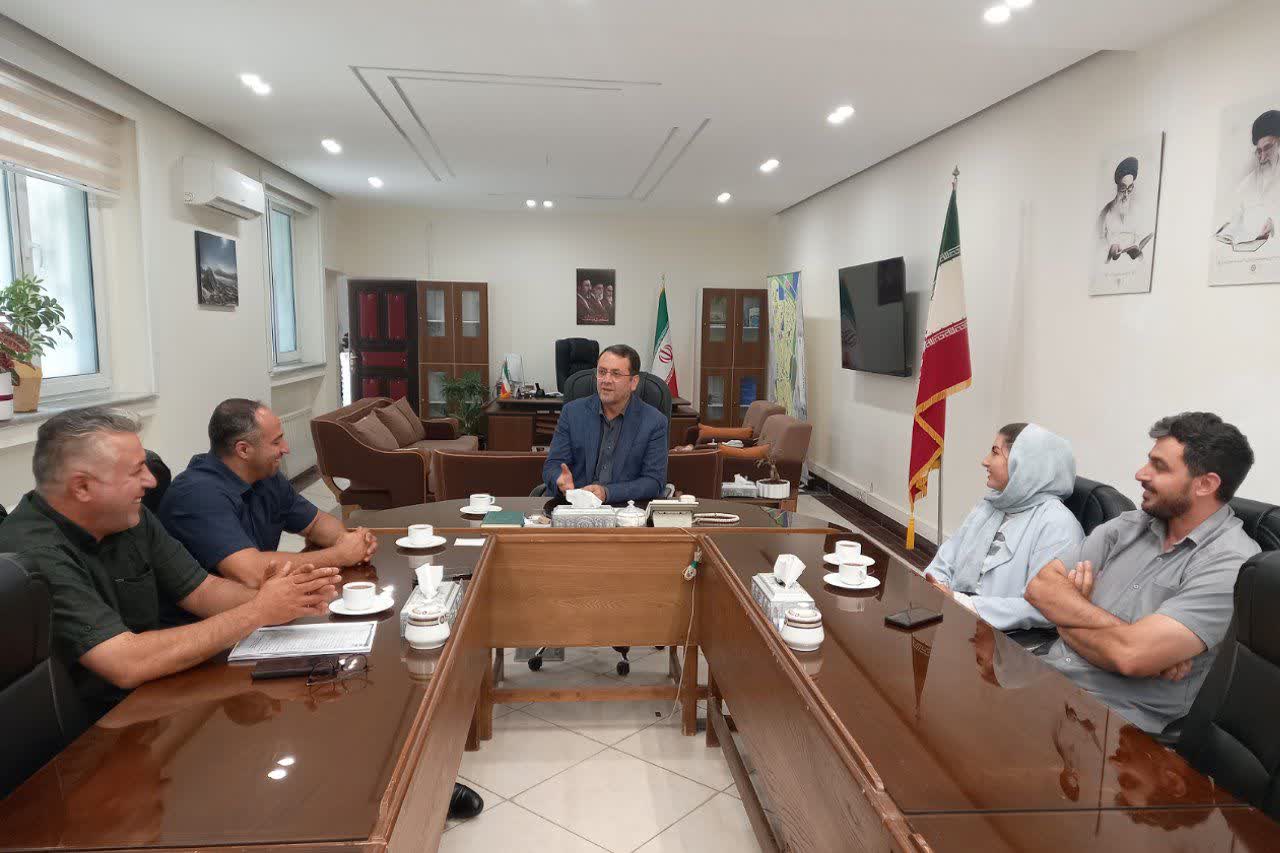 دیدار رئیس هیأت کبدی قزوین با فرماندار شهرستان