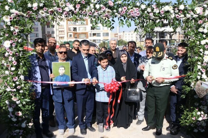 بوستان ۵ هزار متری شهید عرفان کشاورزکیا با سرمایه‌گذاری ۳۵۰ میلیارد ریالی در قزوین به بهره‌برداری رسید