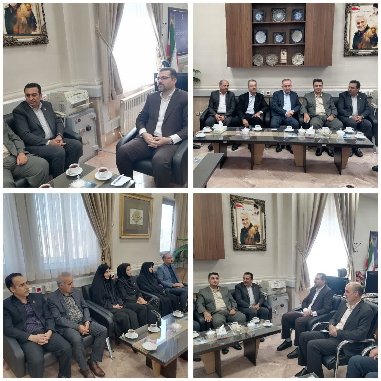 دیدار کانون سردفتران قزوین با مدیرکل جدید ثبت اسناد
