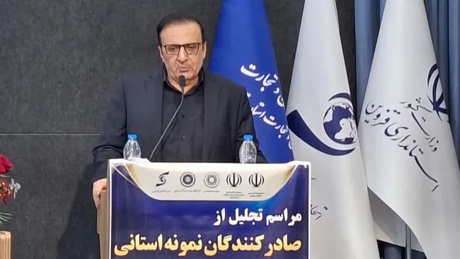 رشد صادرات قزوین در روزهای سخت تحریم؛ استاندار: به صنعتگران و فعالان اقتصادی خود می‌بالیم
