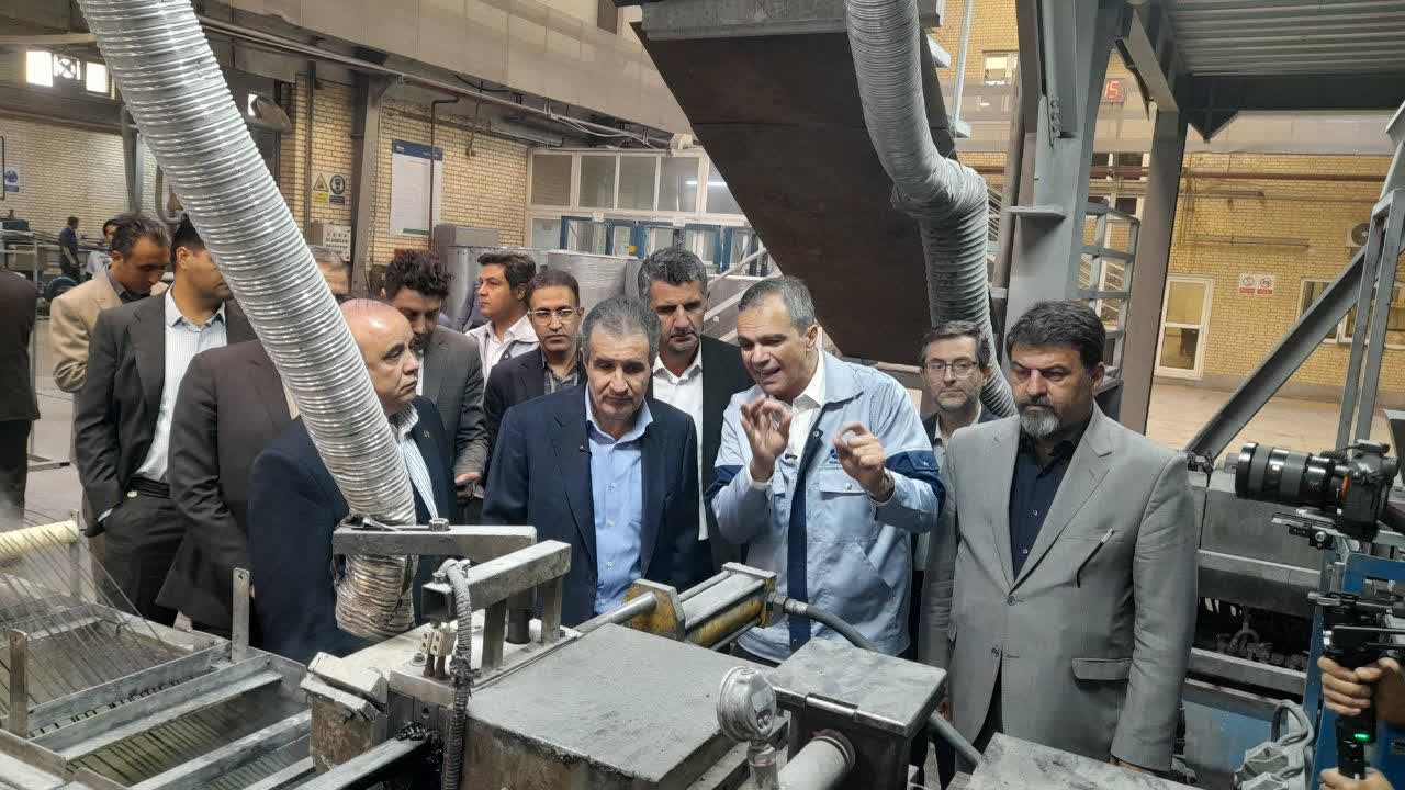 بازدید معاون وزیر صمت از صنایع قزوین