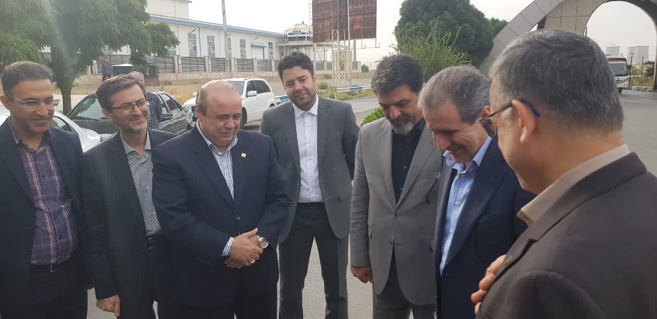 حضور معاون وزیر صمت در شهرک صنعتی کاسپین
