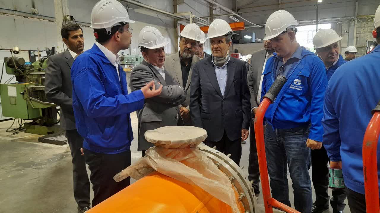 بازدید مسئولان صمت از دو واحد صنعتی قزوین
