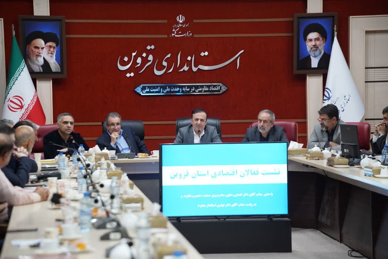 حمایت از تولید قزوین در دستور کار دولت