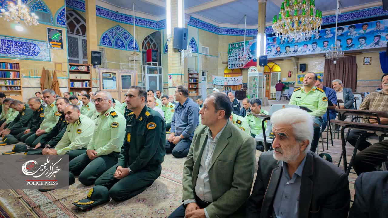 گشت شبانه فرمانده انتظامی قزوین برای تأمین امنیت
