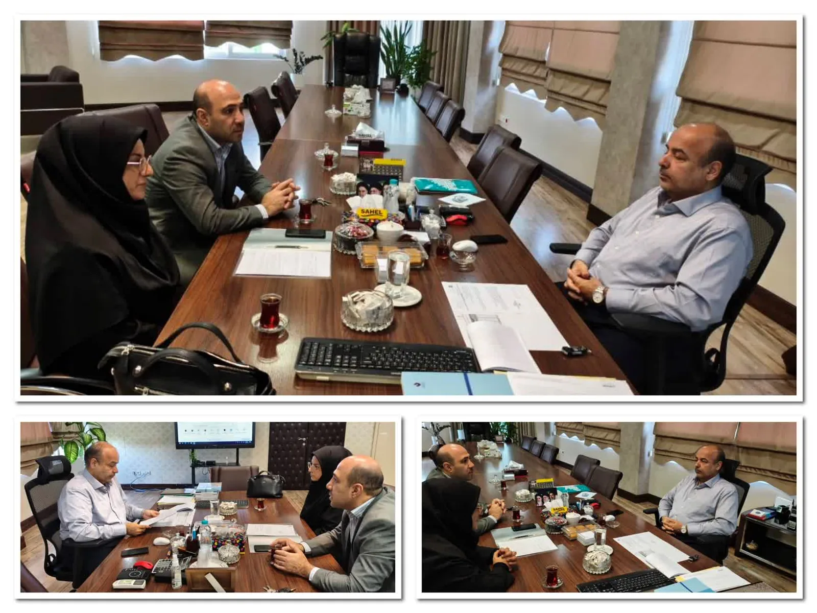 پیگیری اعتبارات عمرانی و توسعه خدمات الکترونیک در دیدار سرپرست ثبت احوال قزوین با رئیس سازمان مدیریت و برنامه‌ریزی استان