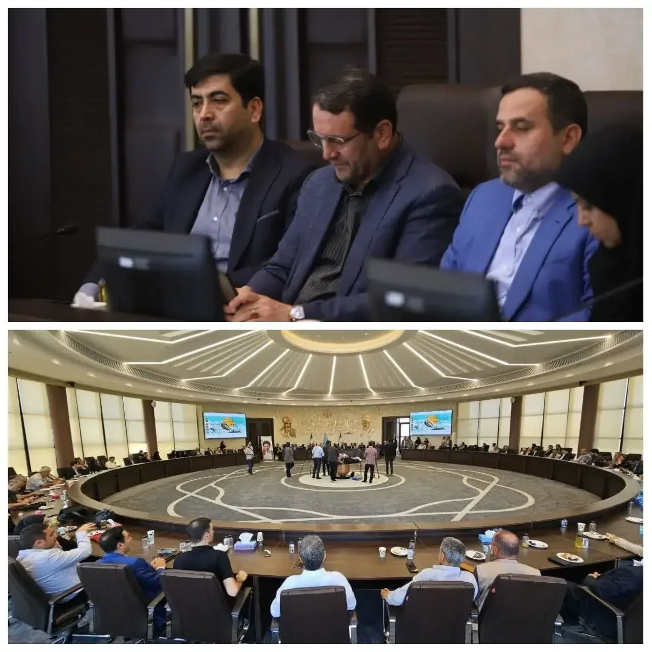 حضور علمی در جلسه ثبت جهانی قلعه الموت