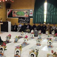 غبارروبی مزار شهدای الوند همزمان با هفته دفاع مقدس
