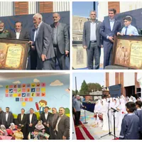 بهره‌برداری از مدرسه ۶ کلاسه پدر در فتح‌آباد