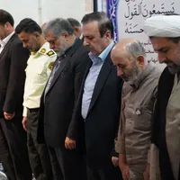 حضور فرماندار قزوین در نماز جمعه