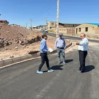 آسفالت معابر شهرک صنعتی کوهین آغاز شد