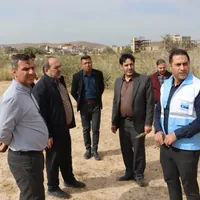 بازدید میدانی فرماندار آوج از رودخانه خررود در آبگرم