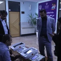 آمادگی انتخاباتی شهرستان آبیک در مانور تمام‌الکترونیک