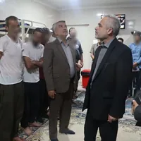 بازدید از اردوگاه کاردرمانی و زندان بویین‌زهرا