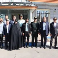 دیدار شهردار محمدیه با رئیس کلانتری این شهر