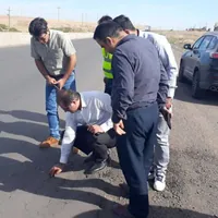 بررسی وضعیت آسفالت محور قدیم قزوین–رشت